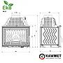 Камінна топка KAWMET W17 Dekor (16.1 kW) EKO