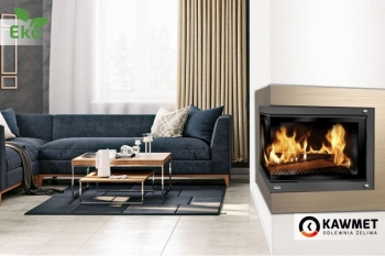 Камінна топка KAWMET W17 Dekor праве бокове скло (16.1 kW) EKO
