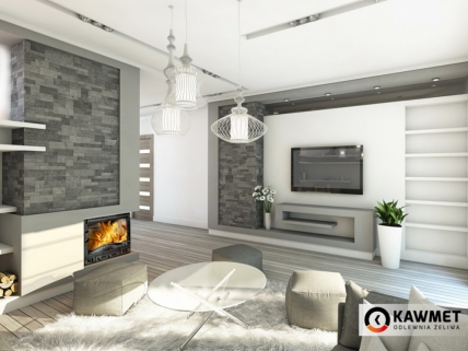 Камінна топка KAWMET W3 праве бокове скло (16.7 kW)